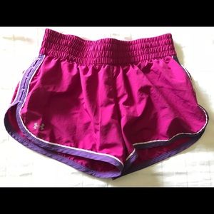 Women’s Under Armour pink athletic shorts